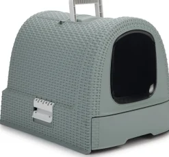 Curver Katzentoilette blau 51 x 38,5 x 39,5 cm