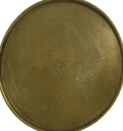 Decoris Dekoteller gold D 30 H cm