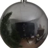 Decoris Große Weihnachtskugel silber D 20 cm