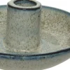 Decoris Kerzenständer blau 16 x 13 x 5,3 cm