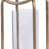 Decoris Laterne gold 11 x 11 x 25 cm