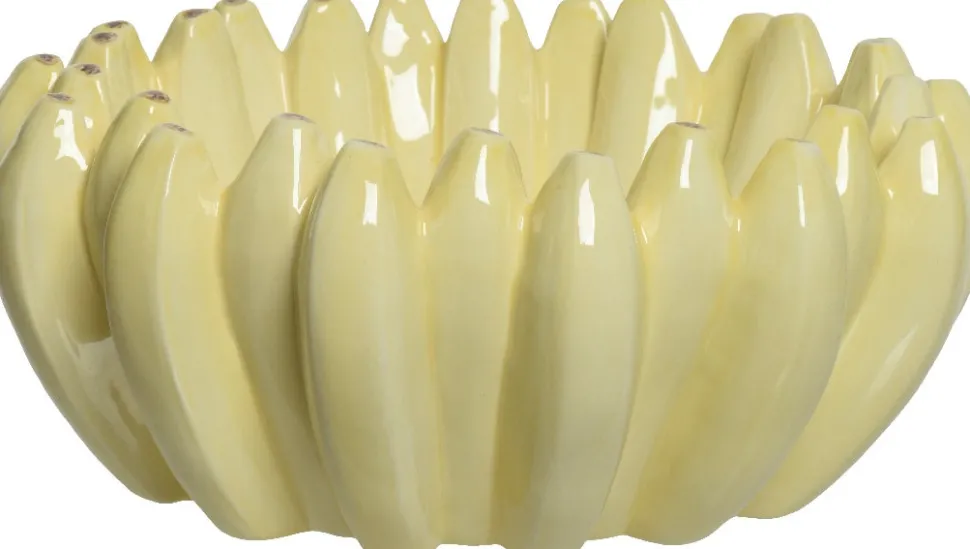 Decoris Obstschale gelb 30 x 29,4 x 12,5 cm