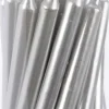 Decoris Stabkerzen silber D 1,3 H 10,5 cm 22 St.