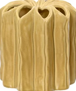 Decoris Vase Cacta beige D 14,5 H 15 cm