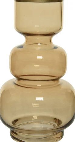 Decoris Vase gelb D 15 H 25 cm