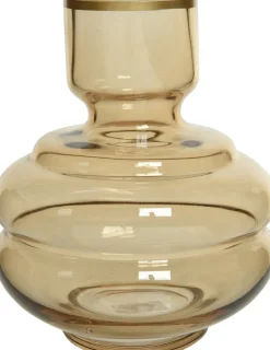 Decoris Vase gelb D 15,5 H 18 cm