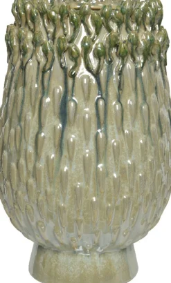 Decoris Vase grün D 24,5 H 39,5 cm