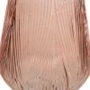 Decoris Vase rosa D 14 H 16 cm