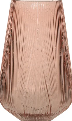 Decoris Vase rosa D 18 H 28 cm