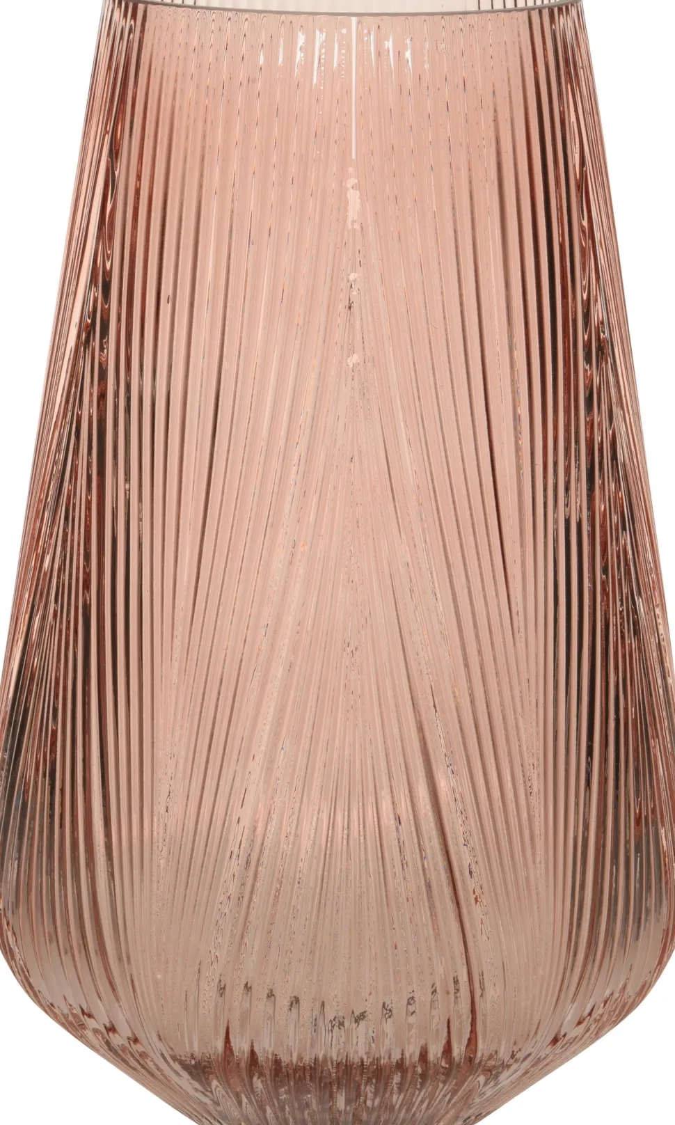 Decoris Vase rosa D 18 H 28 cm