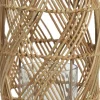 Decoris Windlicht Rattan D 15 H 28 cm