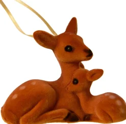 Decoris Weihnachtsbaumschmuck Rentier braun 10 x 5,5 x 9 cm