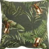 Dekokissen Gold grün 45 x 45 x 10 cm