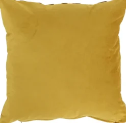 Dekokissen Jacquard gelb 45 x 45 x 10 cm