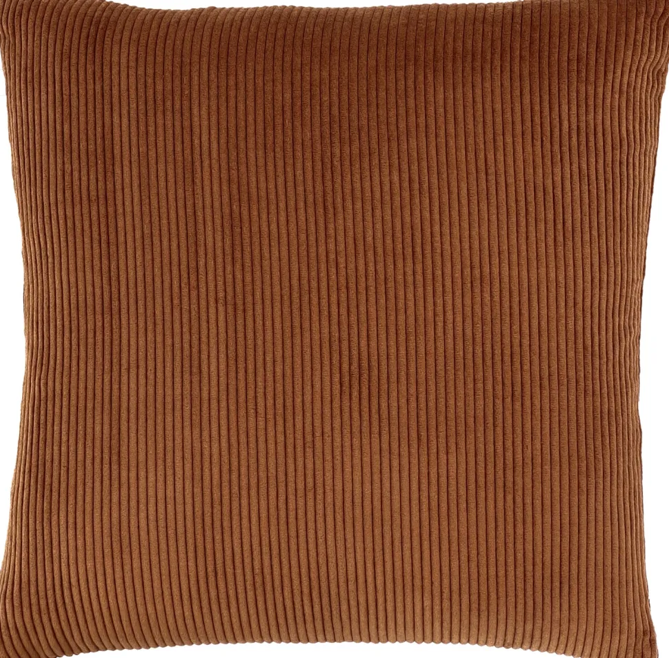 Dekokissen Rib kupfer 45 x 45 x 10 cm