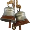 Dekoration Anhänger Glocke braun 15 x 8 x 40 cm