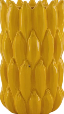 Dijk Natural Collections Vase Banane gelb D 16,5 H 26,5 cm