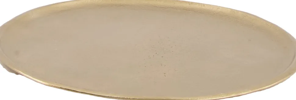 Dijk Natural Collections Tablett Laurent gold 30,5 x 27 x 0,5 cm