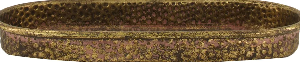 Dijk Natural Collections Tablett Florence gold 38 x 18 x 4 cm