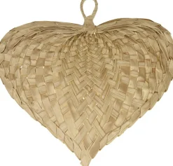 Dijk Natural Collections Weihnachtsdeko Wand Hart natur 73 x 76 x 4 cm