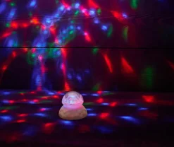 Discolicht Mini LED Projektor batteriebetrieben bunt
