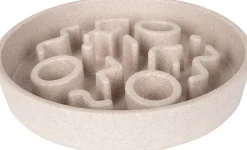 District 70 Hundenapf Bamboo Anti-Schling S beige D 13,5 H 2,6 cm