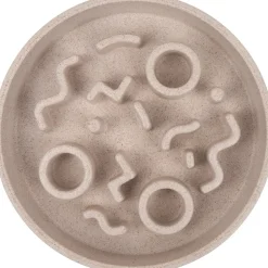 District 70 Hundenapf Bamboo Anti-Schling S beige D 13,5 H 2,6 cm