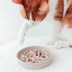 District 70 Hundenapf Bamboo Anti-Schling S beige D 13,5 H 2,6 cm