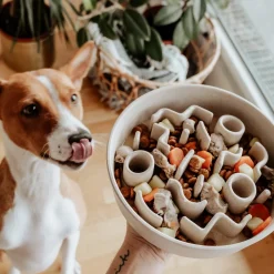 District 70 Hundenapf Bamboo Anti-Schling M beige D 21 H 5,3 cm