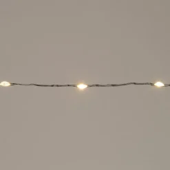 Drahtlichterkette 1 m mit 10 LEDs warmweiß