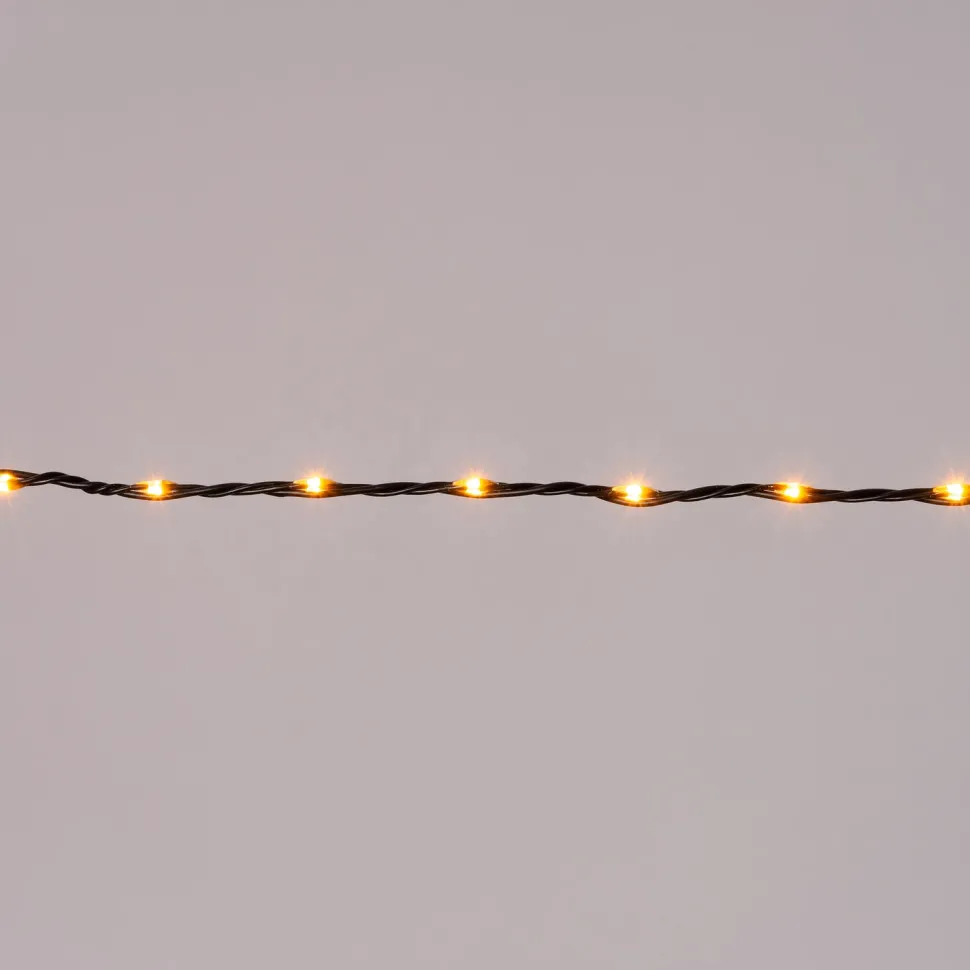 Drahtlichterkette gold 18 m mit 600 LEDs