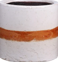 Duif Blumentopf Cathy D 12 H 10 cm weiß / kupfer