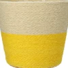 Duif Pflanzkorb Riley naturell / gelb D 14 H 11 cm
