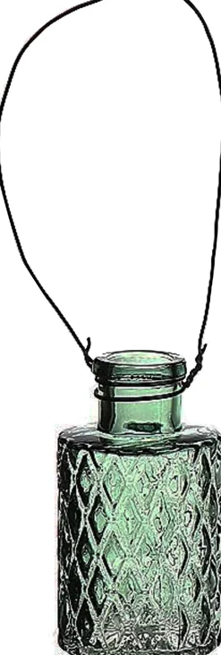 Duif Vase Louvre grün D 5 H 9 cm