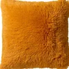 Dutch Decor Dekokissen Fluffy gelb 45 x 45 x 10 cm