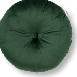 Dutch Decor Dekokissen Olly grün D 40 H 10 cm