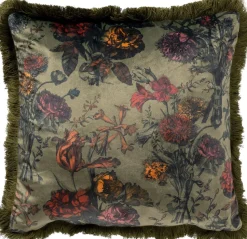 Dutch Decor Dekokissen Yasmin grün 45 x 45 x 5 cm