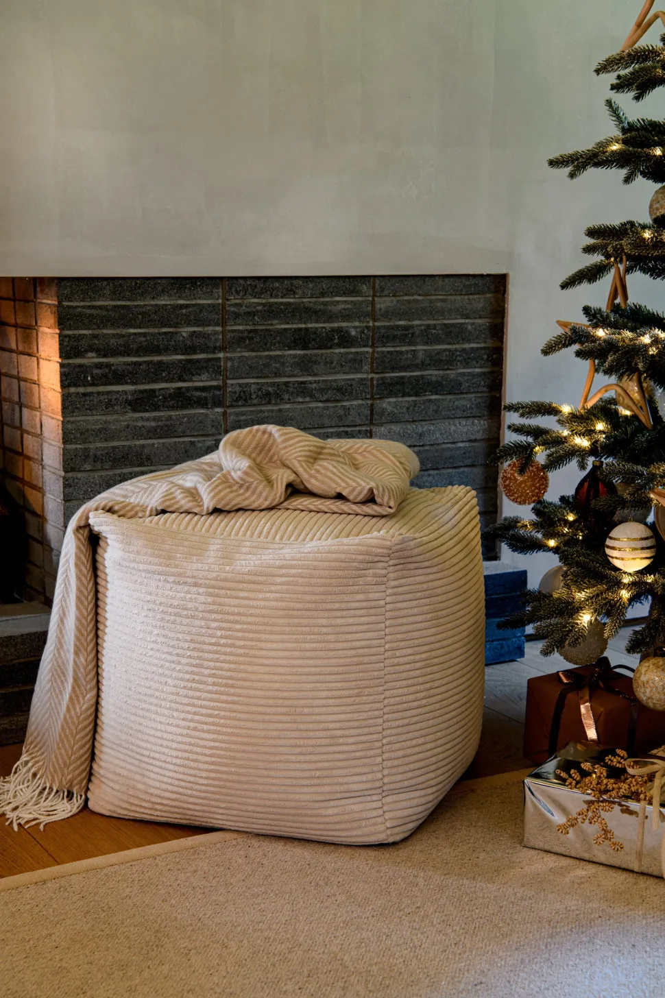 Dutch Decor Plaid Josefien beige 140 x 180 cm