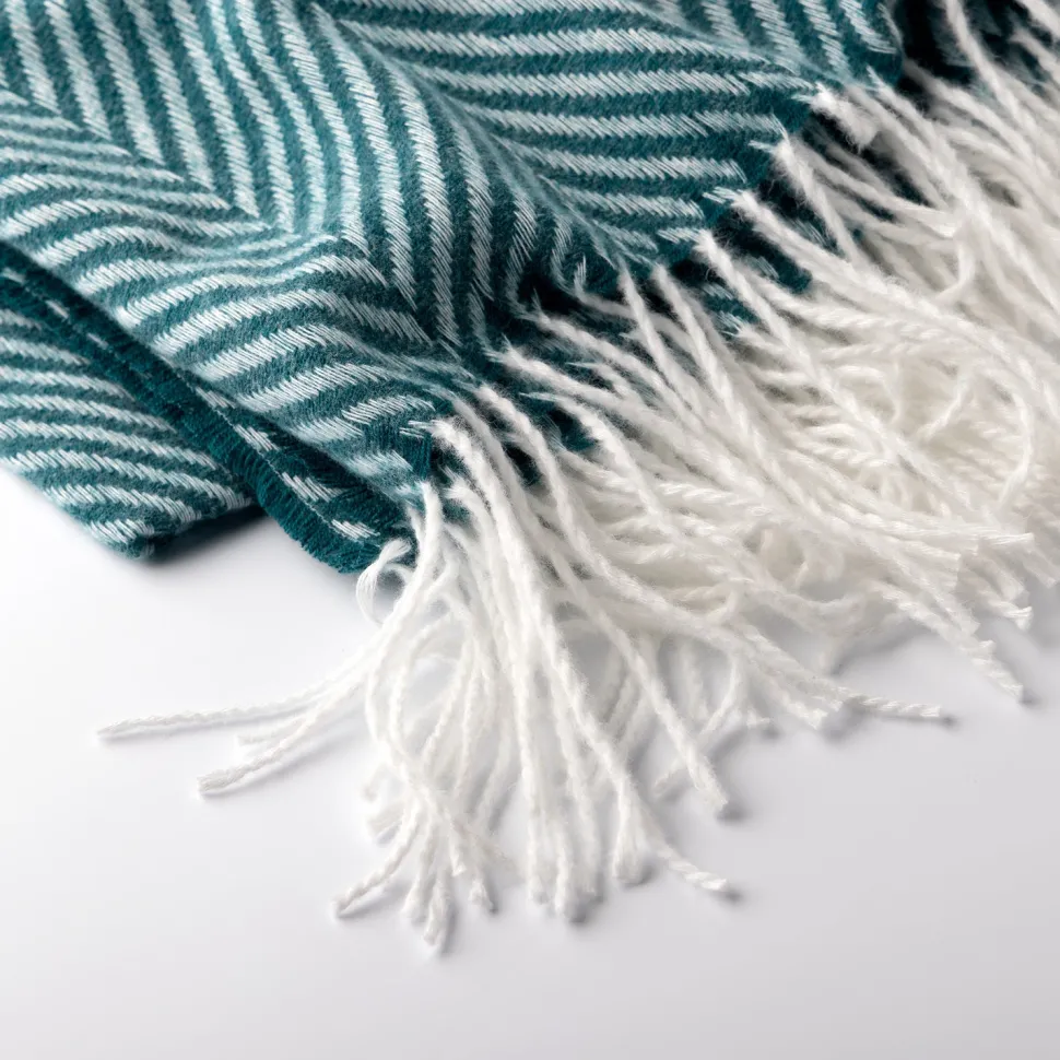 Dutch Decor Plaid Josefien blau 140 x 180 cm