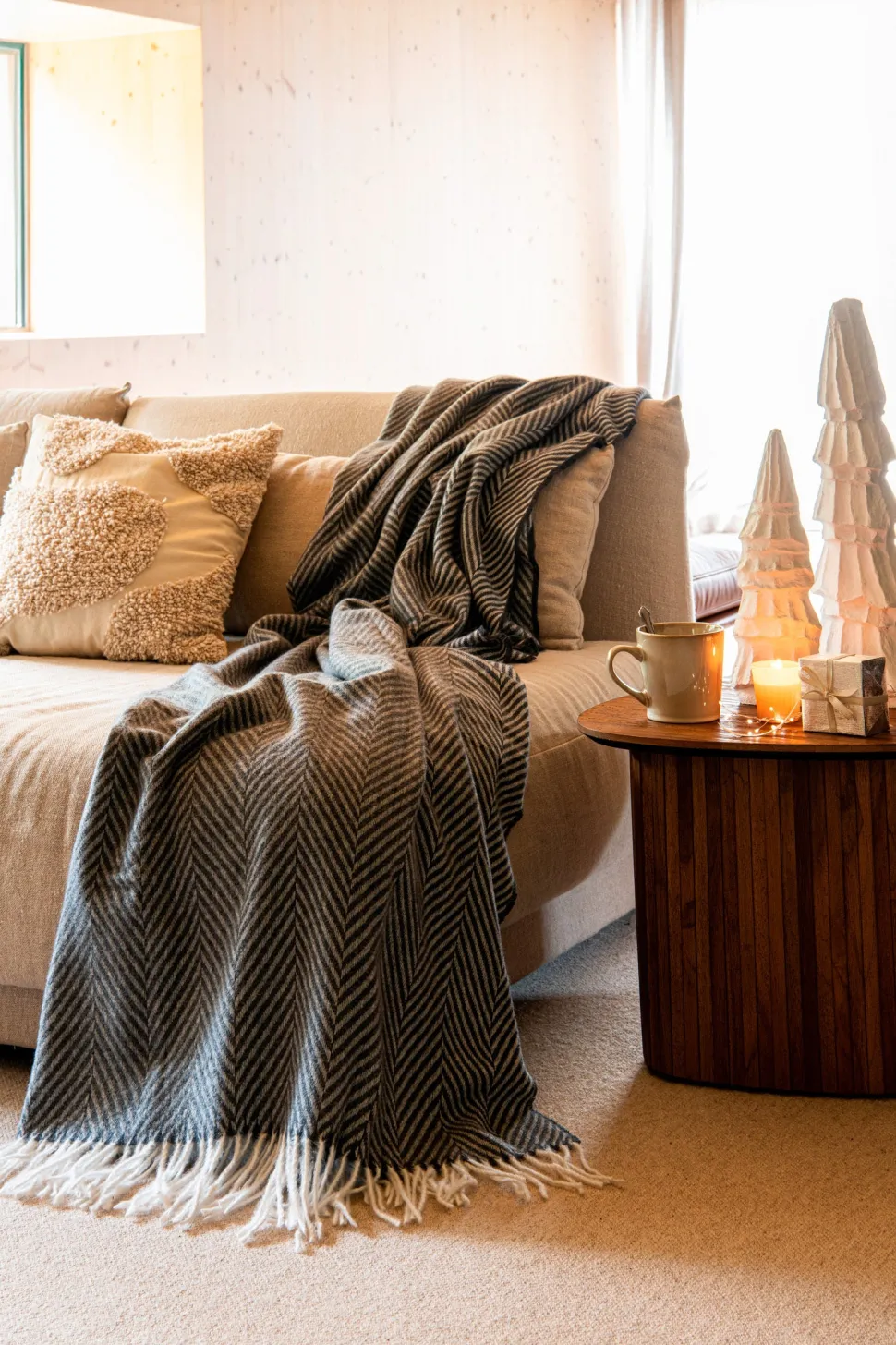 Dutch Decor Plaid Josefien blau 140 x 180 cm