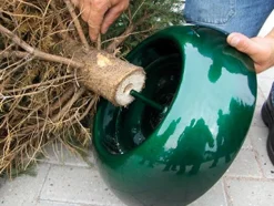 EasyFix Weihnachtsbaumständer rot D 39 cm