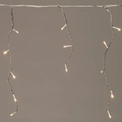 Eisregen Lichterkette Ergänzungsset mit 96 LEDs warmweiß 4 m