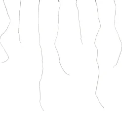 Eisregen-Lichterkette 180 cm mit 90 LEDs extra warm