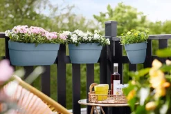 Elho Balkonkasten Vibia Easyhanger blau 46 x 24,1 x 26,5 cm