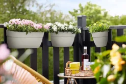 Elho Balkonkasten Vibia Easyhanger weiß 46 x 24,1 x 26,5 cm