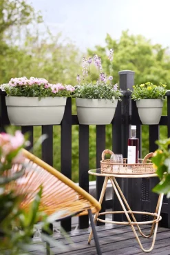 Elho Balkonkasten Vibia Easyhanger weiß 46 x 24,1 x 26,5 cm