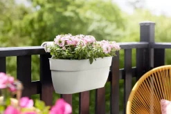 Elho Balkonkasten Vibia Easyhanger weiß 46 x 24,1 x 26,5 cm