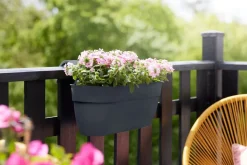 Elho Balkonkasten Vibia Easyhanger anthrazit 46 x 24,1 x 26,5 cm