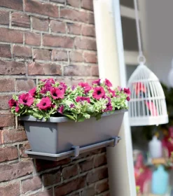 Elho Barcelona Balkonkasten 90 cm anthrazit