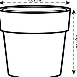 Elho Blumentopf B. for original D 18,1 cm H 16,5 cm weiß